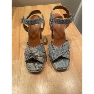 NY&C New York & Company Womens Adalia Platform, Square Heels, Rubber Outsole